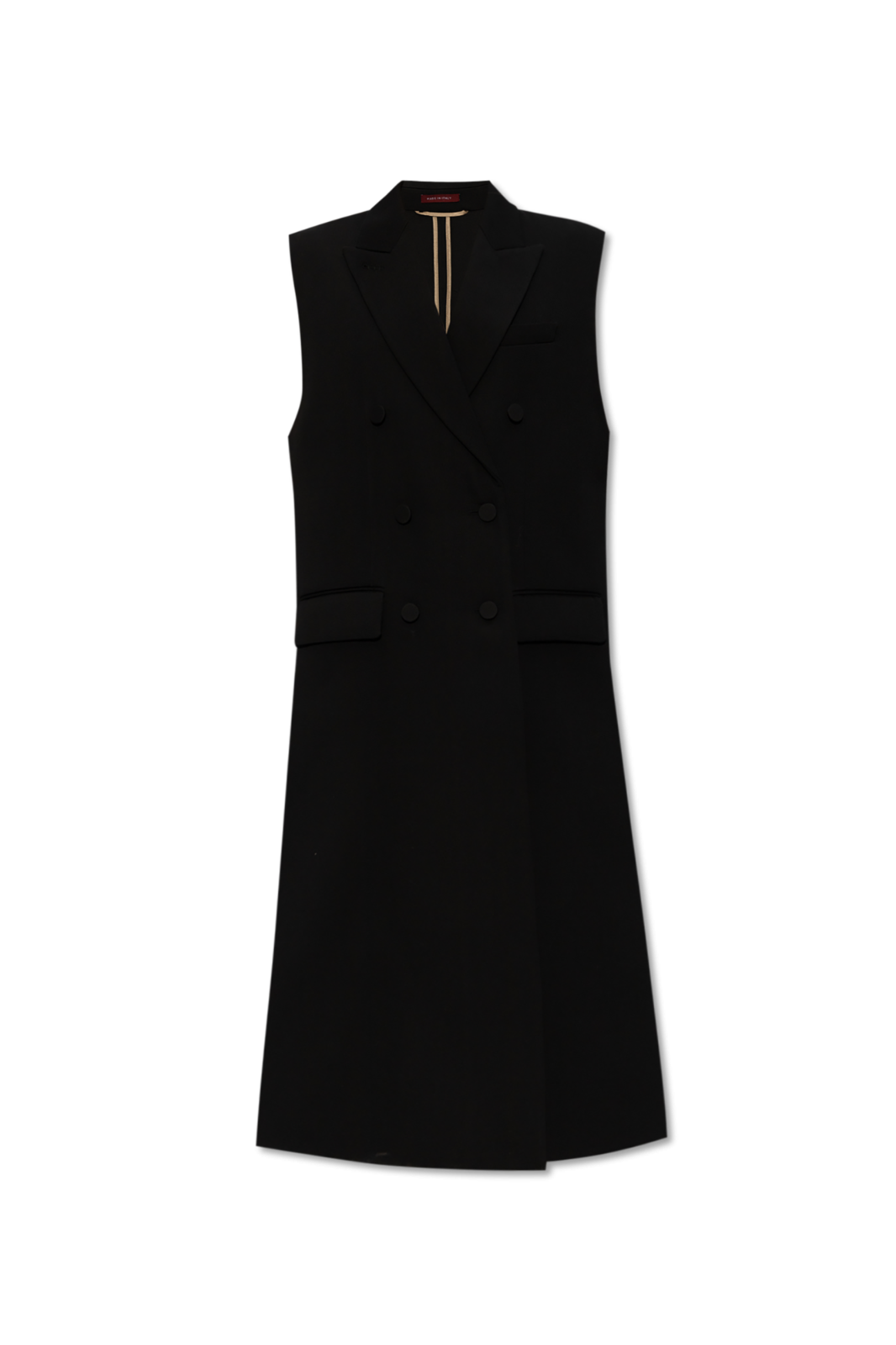 GUCCI Black Wool Long Vest New & Authentic