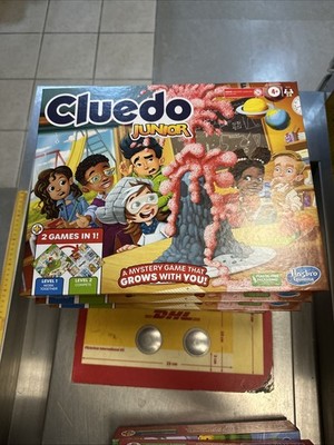 Cluedo Junior 2 seitiges Spielbrett 2 Spiele in einem Detektivspiel Neu OVP 