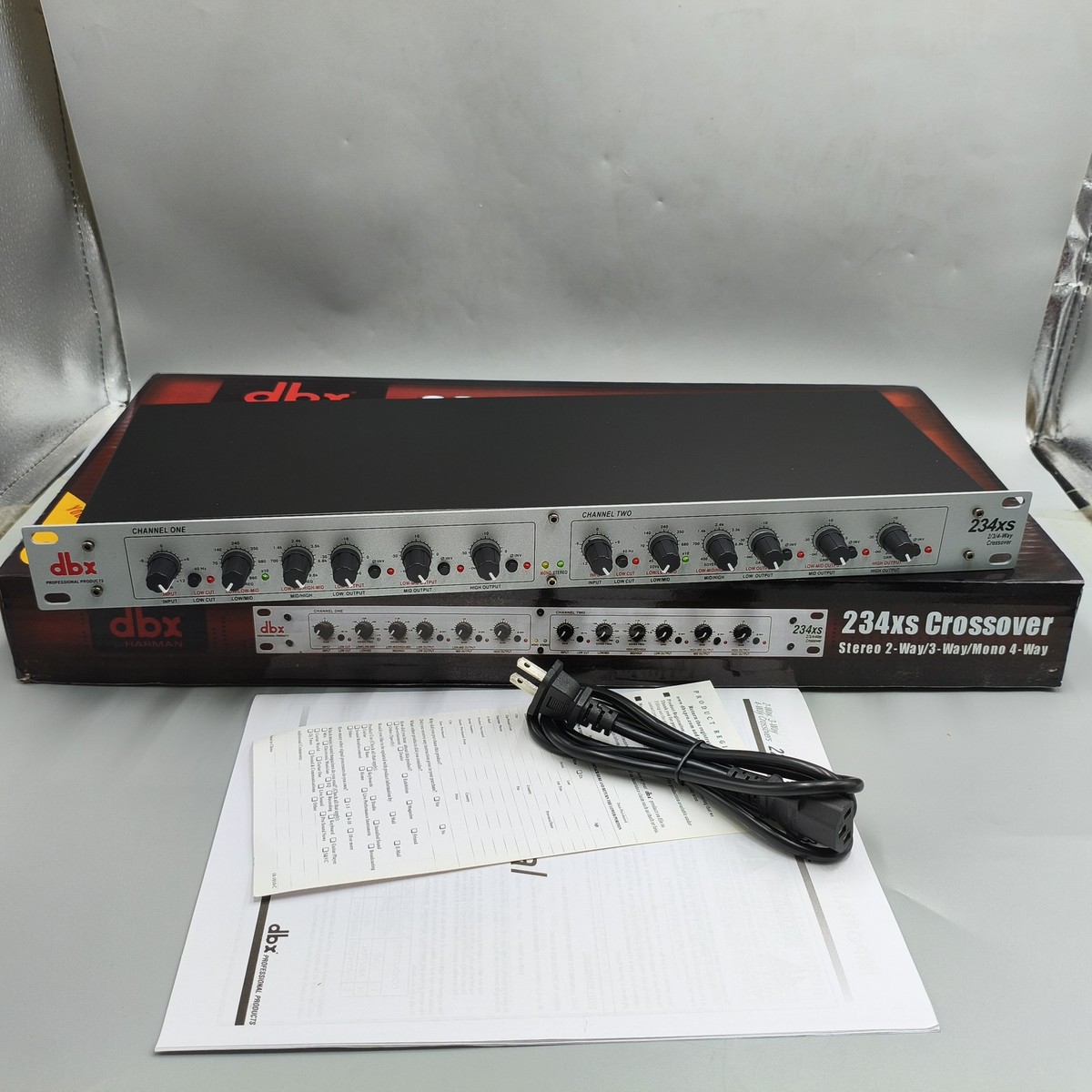 dbx 234XS 4 Way Stereo/Mono Crossover for sale online | eBay