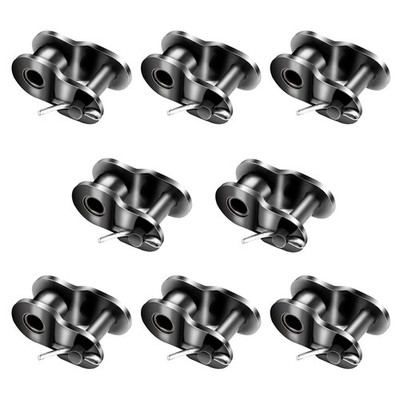 8 Pcs 420 Chain Roller Offset Link 420 Master Link, Half Link,... 