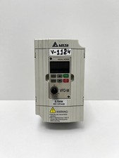 LOT OF 3 NOS X DELTA VFD007M21A INVERTER 0.75KW 230V 1PH , V 1124 TESTED 