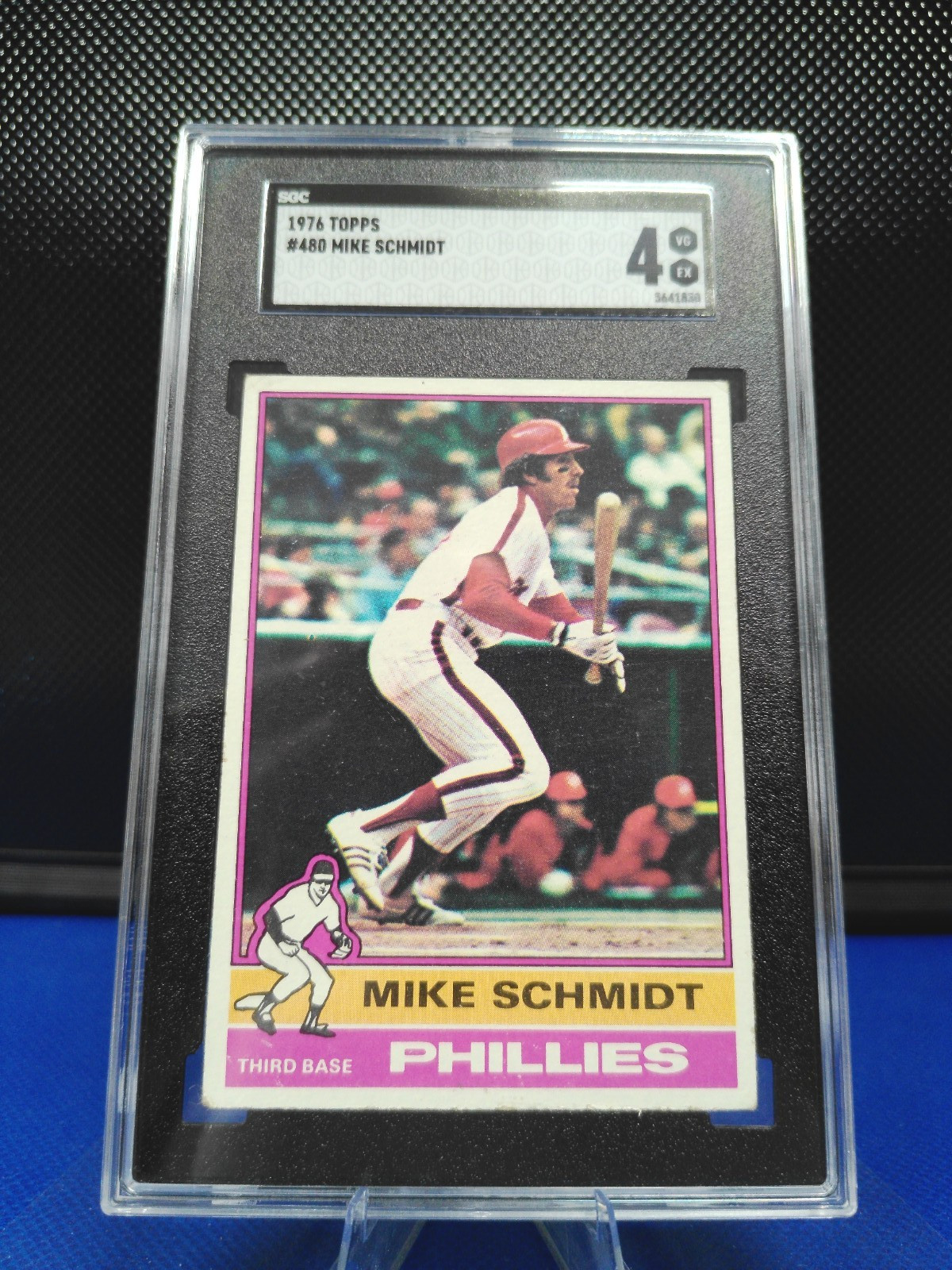1976 Topps - Mike Schmidt #480 - SGC 4