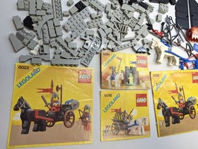 Lego Castle Lot Bundle Knights Knights Flags Parts 6080 6081 6074 6073