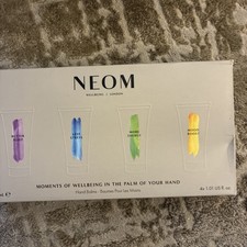 NEOM Moments of Wellbeing in The Palm of Your Hand Gift Set 4 x 30ml - BNIB
