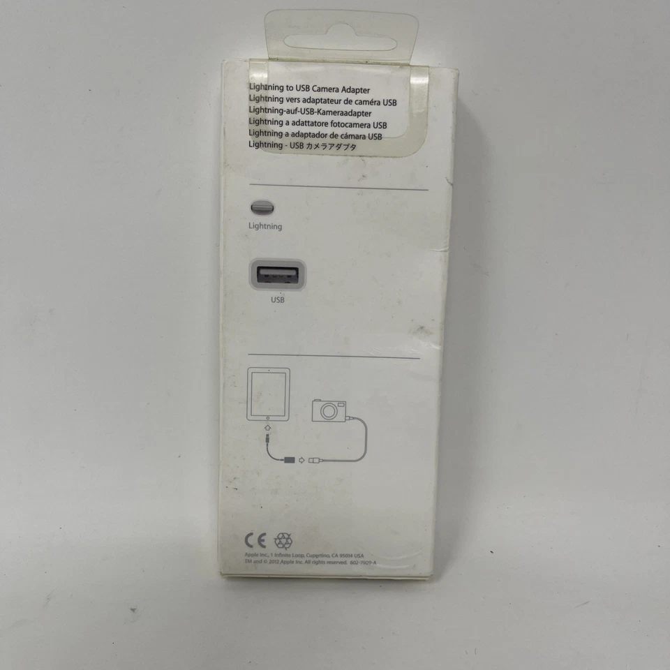 Apple Lightning to USB Camera Adapter MD821ZM/A NEW - Image 4 of 4
