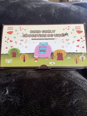Happy World Card Early Education Device  Pink  Fully Develop Baby s Imagination