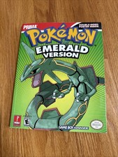 Prima Pokemon Emerald Version GBA Official Nintendo Game Guide POSTER INCLUDED