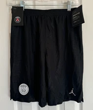 NEW Jordan Paris Saint Germain Black Soccer Shorts PSG Youth Size XL