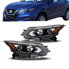 Headlight Assy for Rogue Sport 2020-22 Halogen Projector Set LH RH