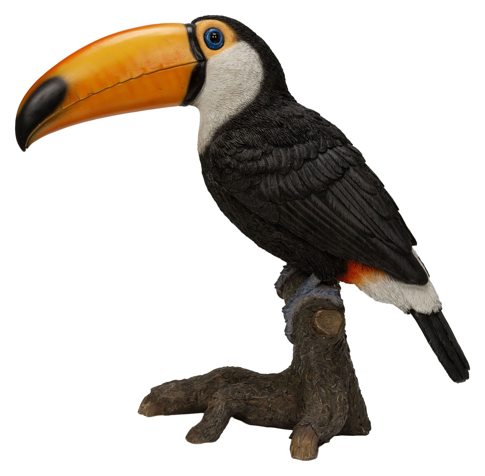 Vivid Arts Toucan Bird - Lifelike Garden Ornament H31cm - Indoor or Outdoor