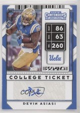2020 Panini Contenders Draft Picks College Ticket Devin Asiasi #309 Auto 1u6