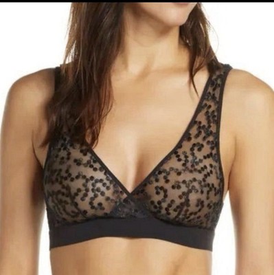 Jason Wu Black Sheer Bralette