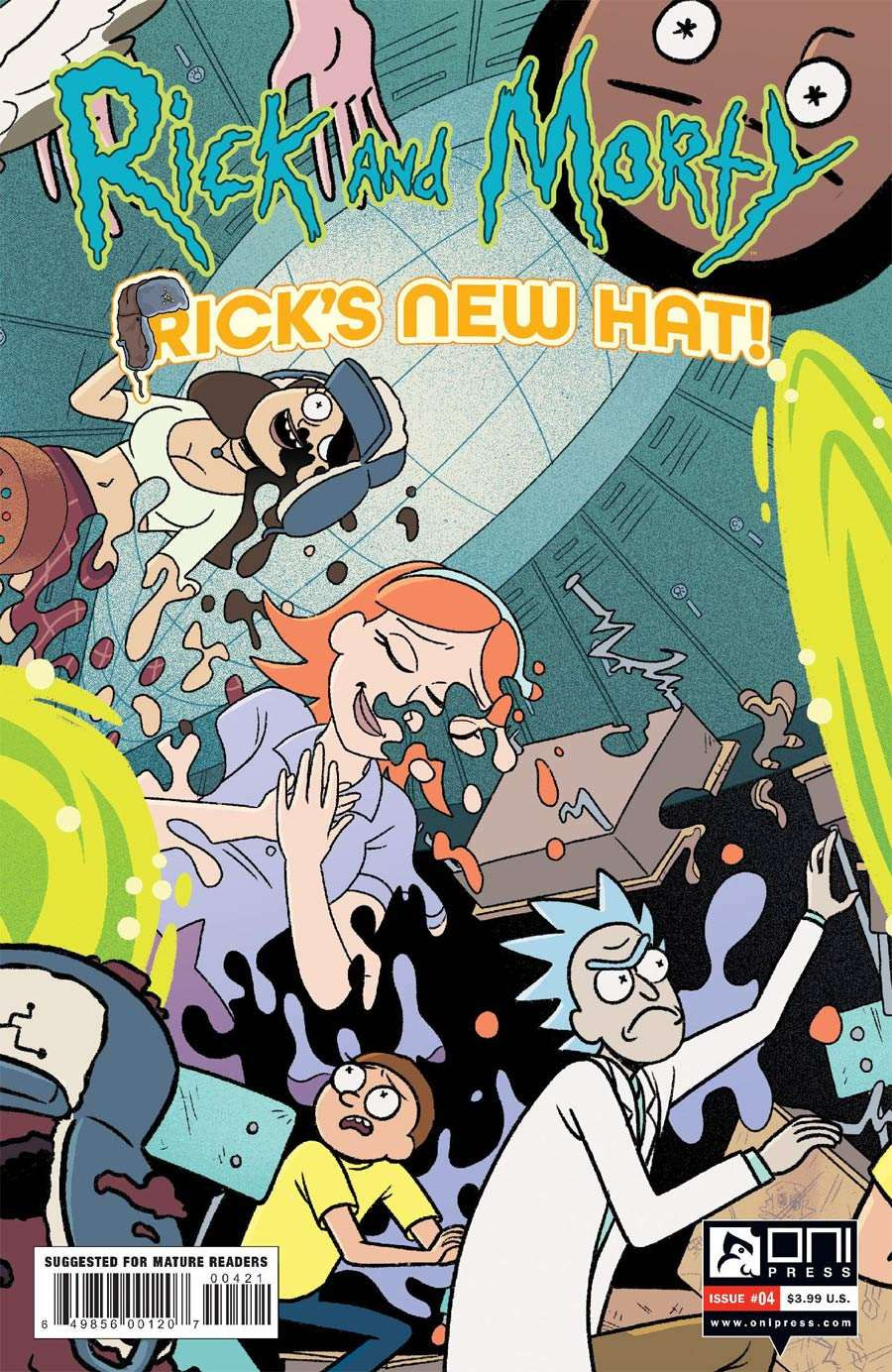 Rick and Morty Rick New Hat 4B VFNM Oni Comics low combined shipping  