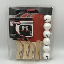 New PENN 4 Player TABLE TENNIS SET 4 Paddles 6 Balls Storage Bag Ping Pong