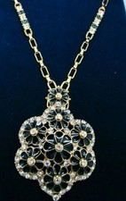 CAMROSE & KROSS JBK JACQUELINE KENNEDY GRAND TOUR Interchangeable NECKLACE Pin