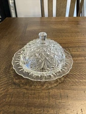 Vintage Butter/Cheese Dish With Underplate And Dome