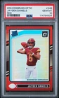 PSA 10 GEM 💎 2024 Donruss Optic Jayden Daniels #248 RED PRIZM Rookie #/125