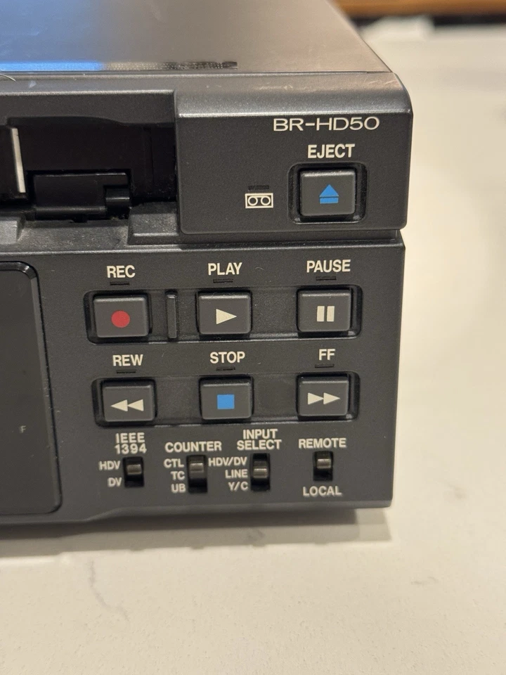 JVC BR-HD50U ProHD HDV, Mini DV HD Video Cassette Recorder NO POWER CORD - Image 4 of 4