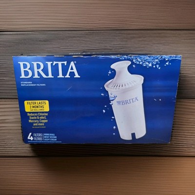 Brita Standard Water Filter Replacements Model 0B03 4-Pack NEW SEALED NIB