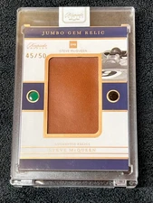2025 Keepsake * STEVE McQUEEN * Premiere Edition Jumbo Gem Relic Patch #D 45/50