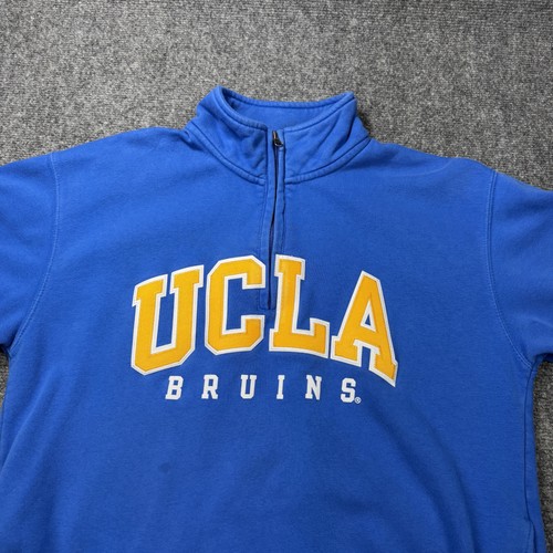 UCLA Bruins Sweatshirt Mens Medium Quarter Zip Pullover NCAA Gear for Sports - Picture 10 of 23