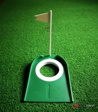 A99Golf 2Hole Putting Cup Adjustable Flagpole Hole Indoor Training Aids 1or2Sets