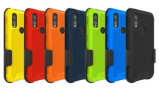 Case for Kyocera DuraSport 5G C6930 Flexible Case and Belt Clip Holster Combo 