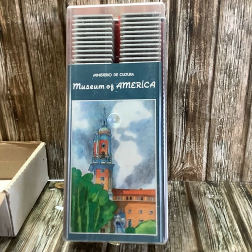 MUSEO DE AMÉRICA - MINISTERIO DE CULTURA - JUEGO DE DIAPOSITIVAS DE PROYECTOR CON FOLLETO - Imagen 3 de 12