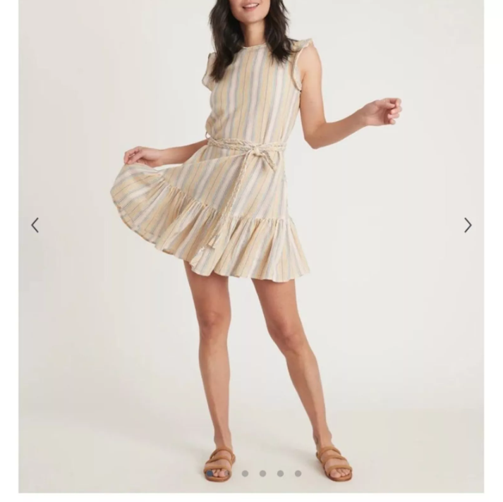 marine layer laney mini dress Marine Layer Laney Stripe Minidress In Navy/ Multi Stripe - 40% Off