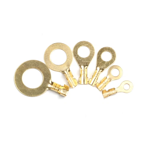 300-tlg Set Ringkabelschuhe Messing Crimp Ringösen Ringzungen Satz M3-M10 - Bild 11 von 15