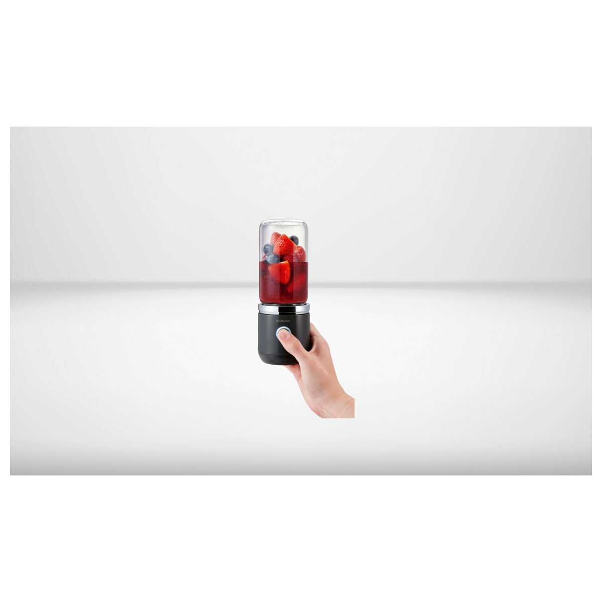 Silvercrest Akku Smoothie Maker To Go Mixer Blender Becher-Deckel  