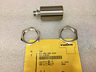 TURCK 4618500 BI15-M30-AP6X-H1141 INDUCTIVE SENSOR 10-30VDC 15MM SN NEW IN PKG