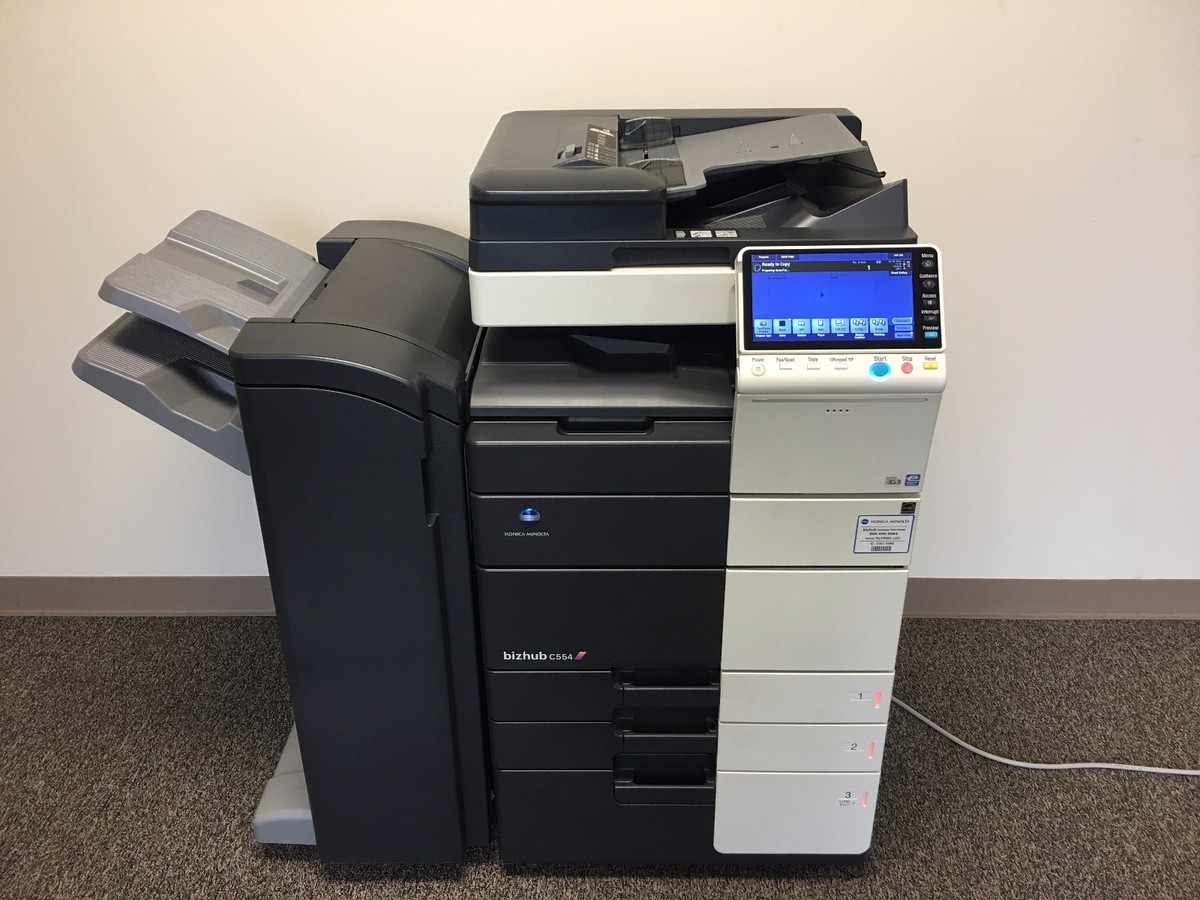 Konica Minolta Bizhub C554e Color Multifunction Copier Versatile