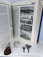 Book Ford Motor Company History Vintage Hurd Ford Keys 1949-51 Leather fob 1987