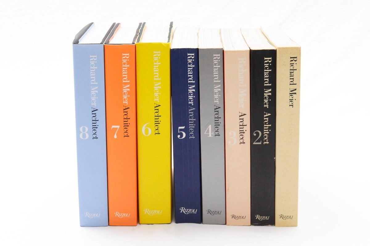 Richard Meier Architect Complete set of 8 volumes Volume1-8 Book