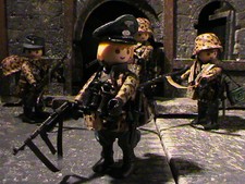 PLAYMOBIL CUSTOM OFFICIAL WAFFEN STURMMAN (ARDENES-1944) REF-0489 BIS