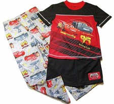 Disney Lightning McQueen and Storm 3-Piece Pajama Set - Size 8