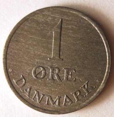1959 DENMARK ORE - UNC from Roll - Blue Zinc - FREE SHIPPING - BIN #LLL