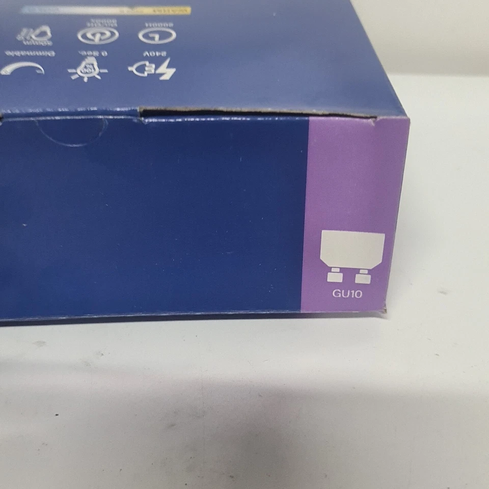 6x GU10 Dimmable Spotlight - Homebase 40w=50w 300Lm 1000h Life - Warm White - Image 4 of 4