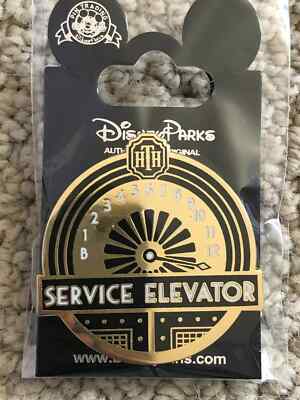 Gold Tower of Terror Elevator Pin