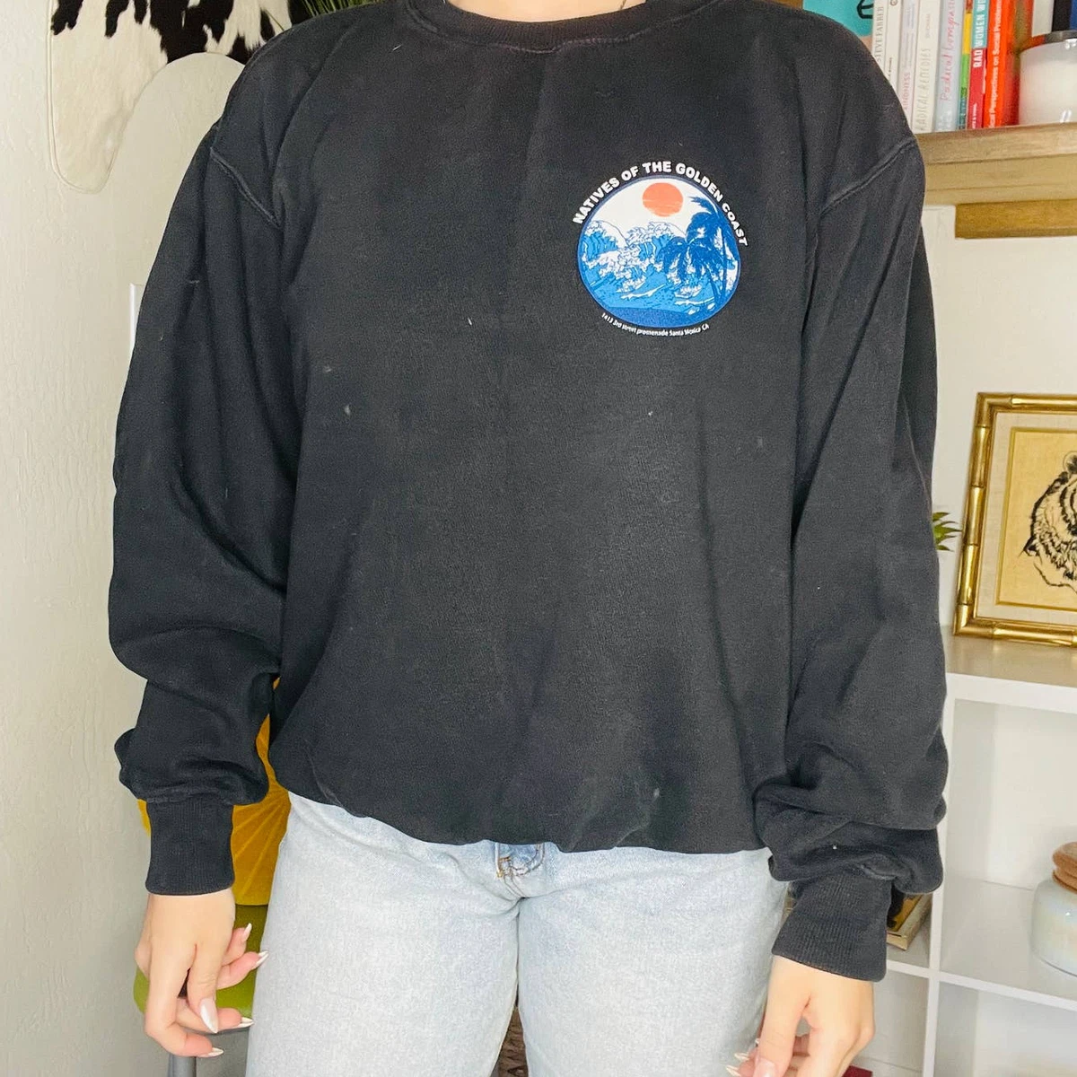 Natives of the clearance golden coast black sweatshirt