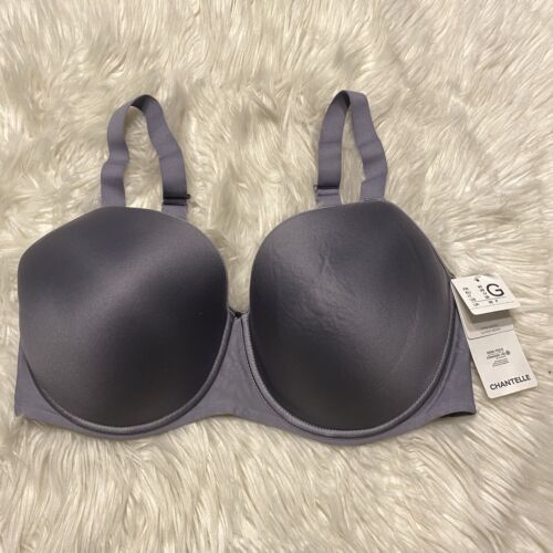 Chantelle 36DDDD Bra Gray Comfort Chic Full Coverage Custom Fit 18J6 NEW - Picture 1 of 8
