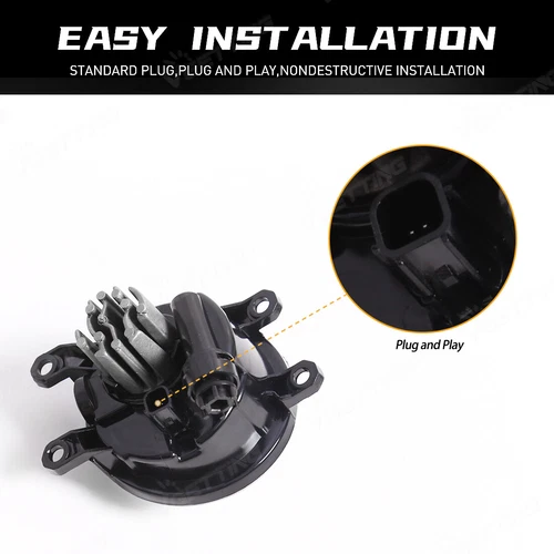 Fit 2021-25 2022 2023 Toyota Sienna Wire Harness Switch Pair LED Fog Lights Kit - Picture 5 of 14