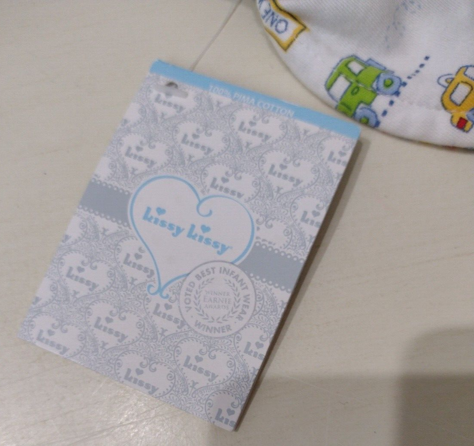 Infant Kissy Kissy Reversible Hat City Detour Vehicles & Stripes 69 Months Peru eBay