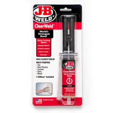 J-B Weld ClearWeld 0.47 oz. QUICK SET Epoxy Syringe High Strength 5 min. 50114-H