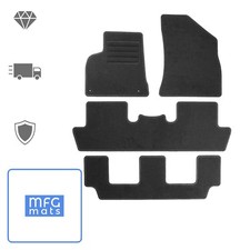 Fussmatten für Peugeot 5008 I Bj. 2009-2017 ANTHRAZIT Fußmatten Autoteppiche