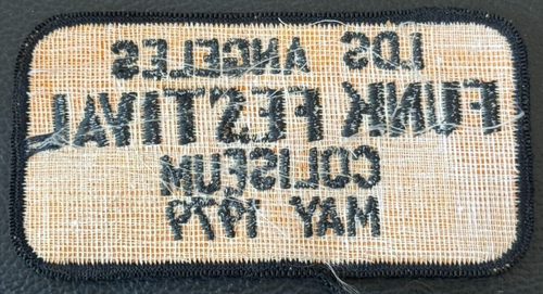 Vintage Los Angeles FUNK FESTIVAL Coliseum 1979 Rock Konzert Patch - Rick James - Bild 2 von 3