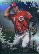 2019 Bowman Chrome Scouts Top 100 #BTP-11 Nick Senzel Cincinnati Reds Baseball