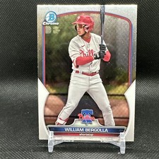 William Bergolla 2023 Bowman Chrome Prospect Philadelphia Phillies BCP-232
