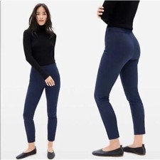 Everlane Curvy Side Zip Ankle Pant Women’s Size 10 Short Slim Fit Stretch Twill